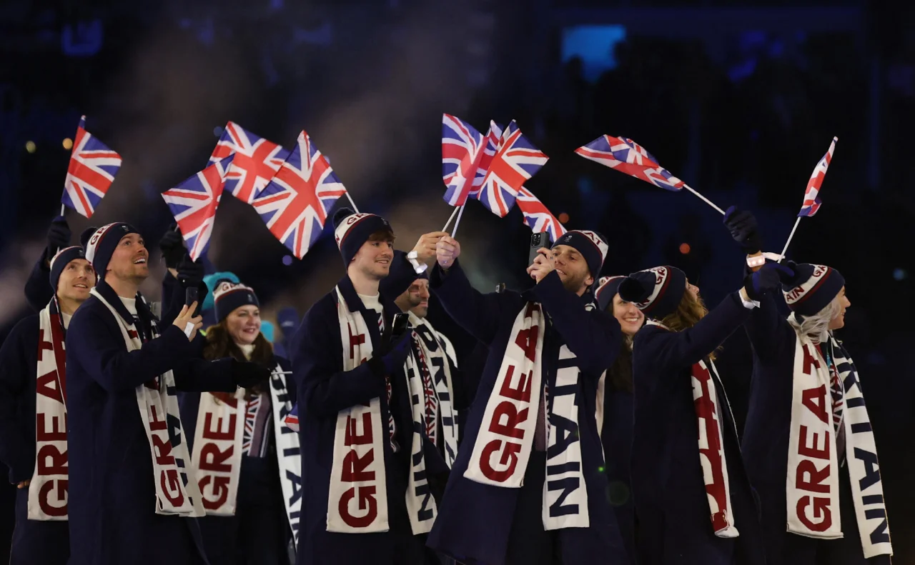 Збірна Великої Британії на відкритті Олімпіади-2026 (Фото: REUTERS/Yara Nardi)