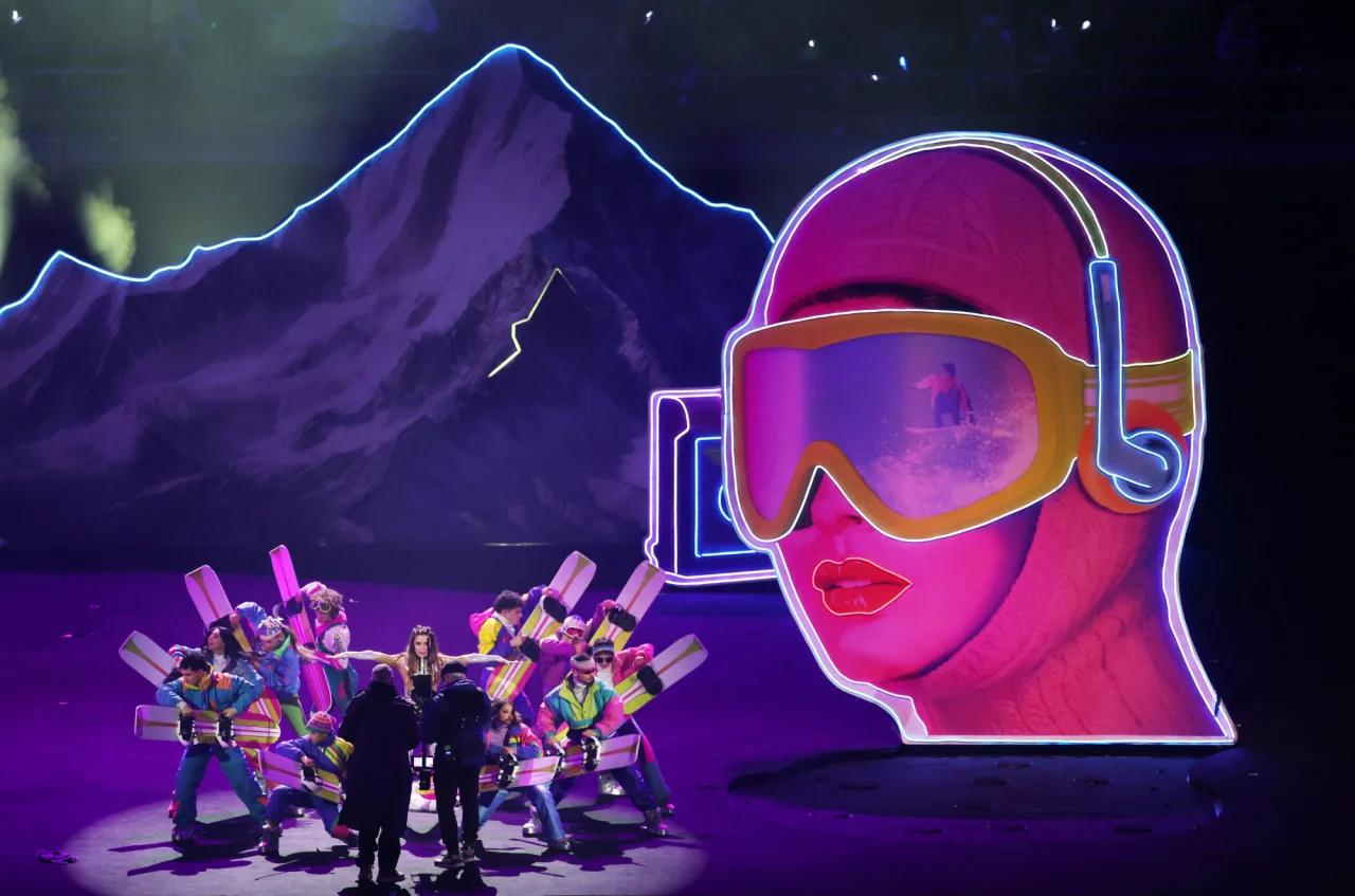 Церемонія відкриття зимових Ігор-2026 (Фото: REUTERS/Claudia Greco)