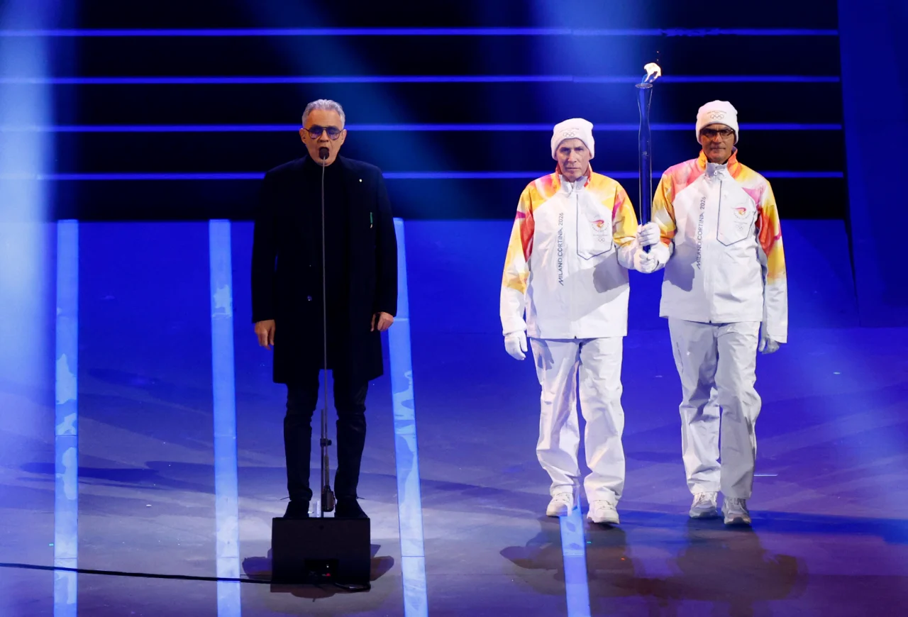 Андреа Бочеллі заспівав Nessun Dorma (Фото: REUTERS/Alessandro Garofalo)