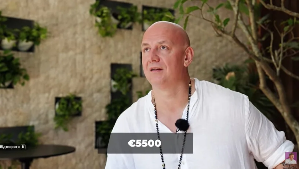 Потап розповів, що орендує будинок у Барселоні за 5500 євро на місяць (Фото: Кадр із відео)