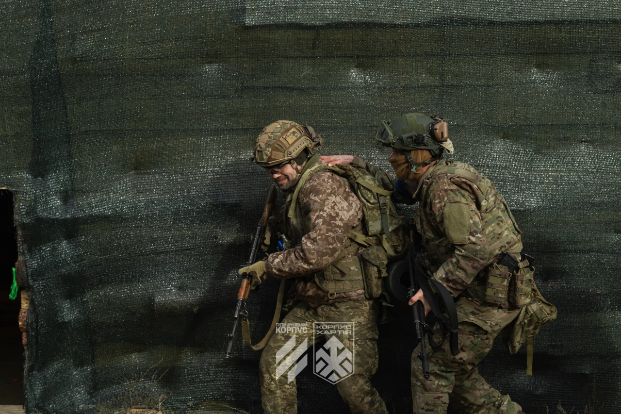 Спільні навчання 3-го АК та Хартії (Фото: Надано пресслужбою)