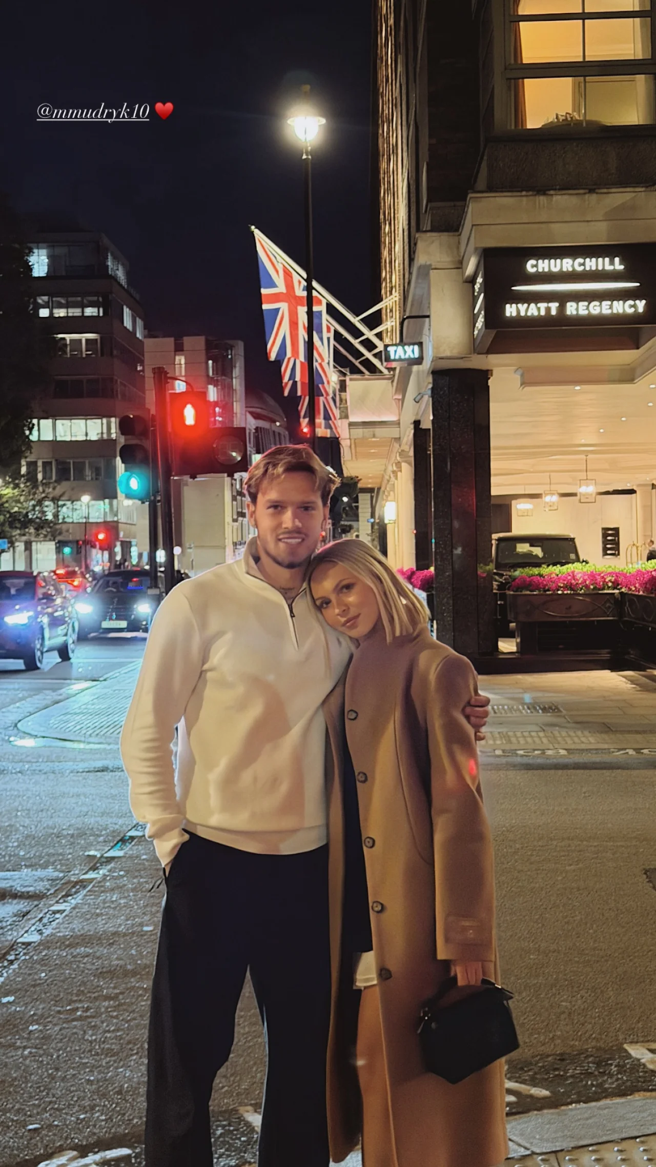 Джордин Джонс и Михаил Мудрик (Фото: instagram.com/jordynjones)